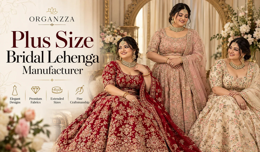 Plus Size Bridal Lehenga Manufacturer