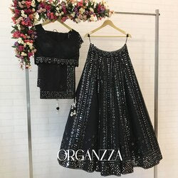 Midnight Eclipse Lehenga