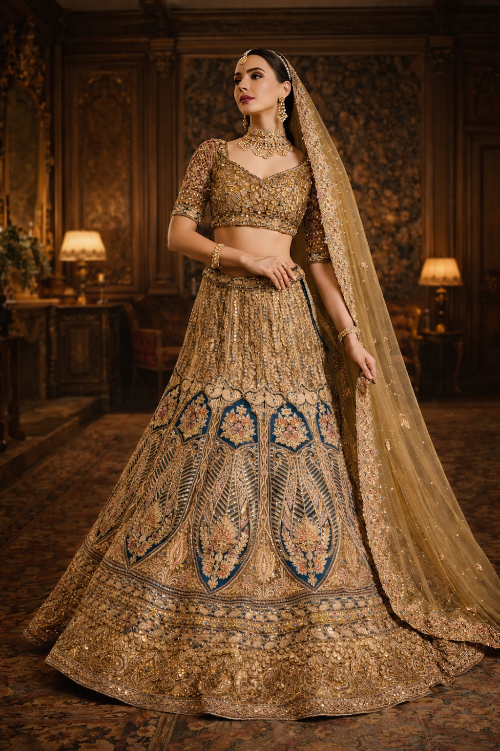 Azure Gilded Heritage