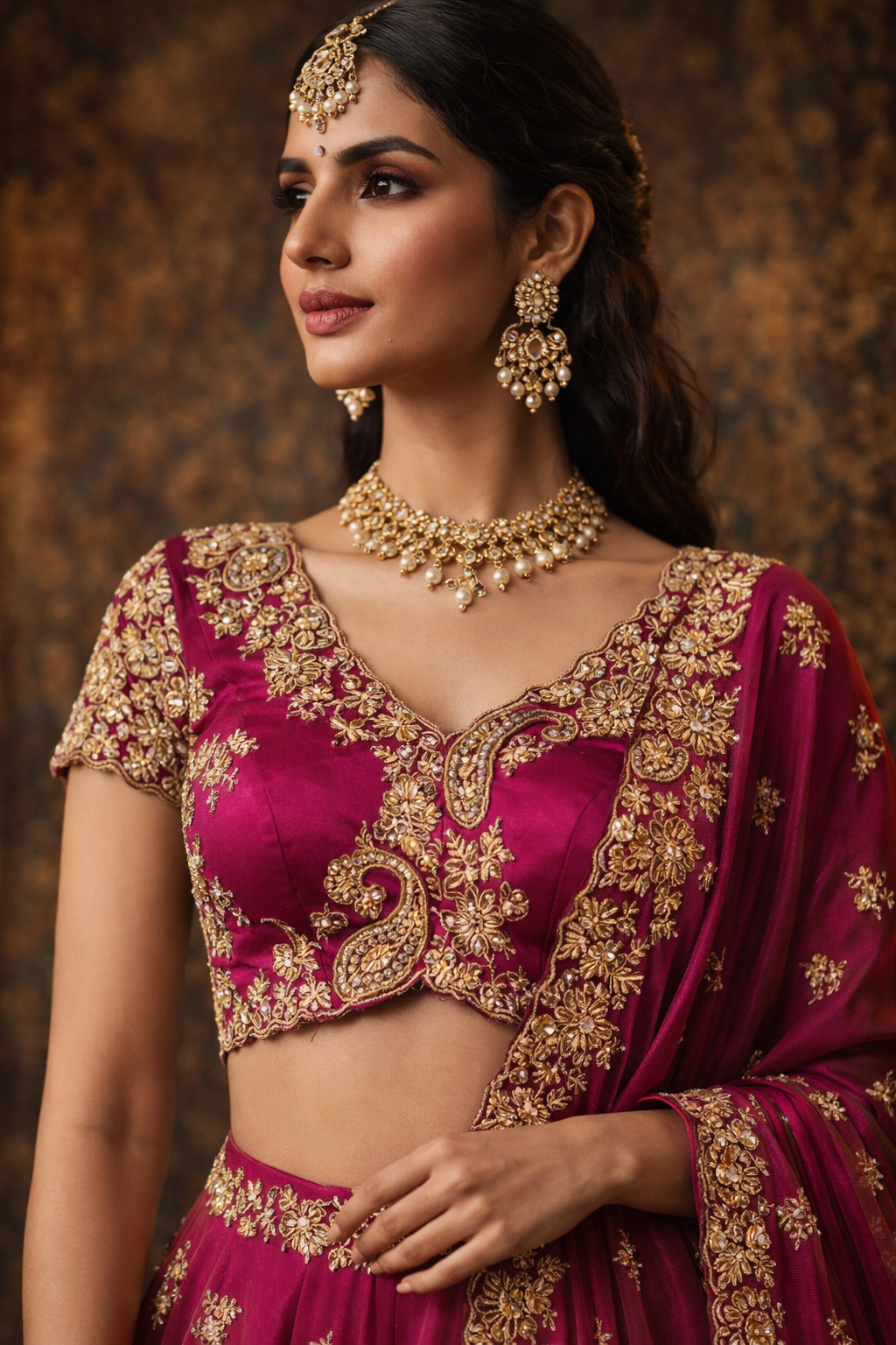 Fuchsia Paisley Heritage