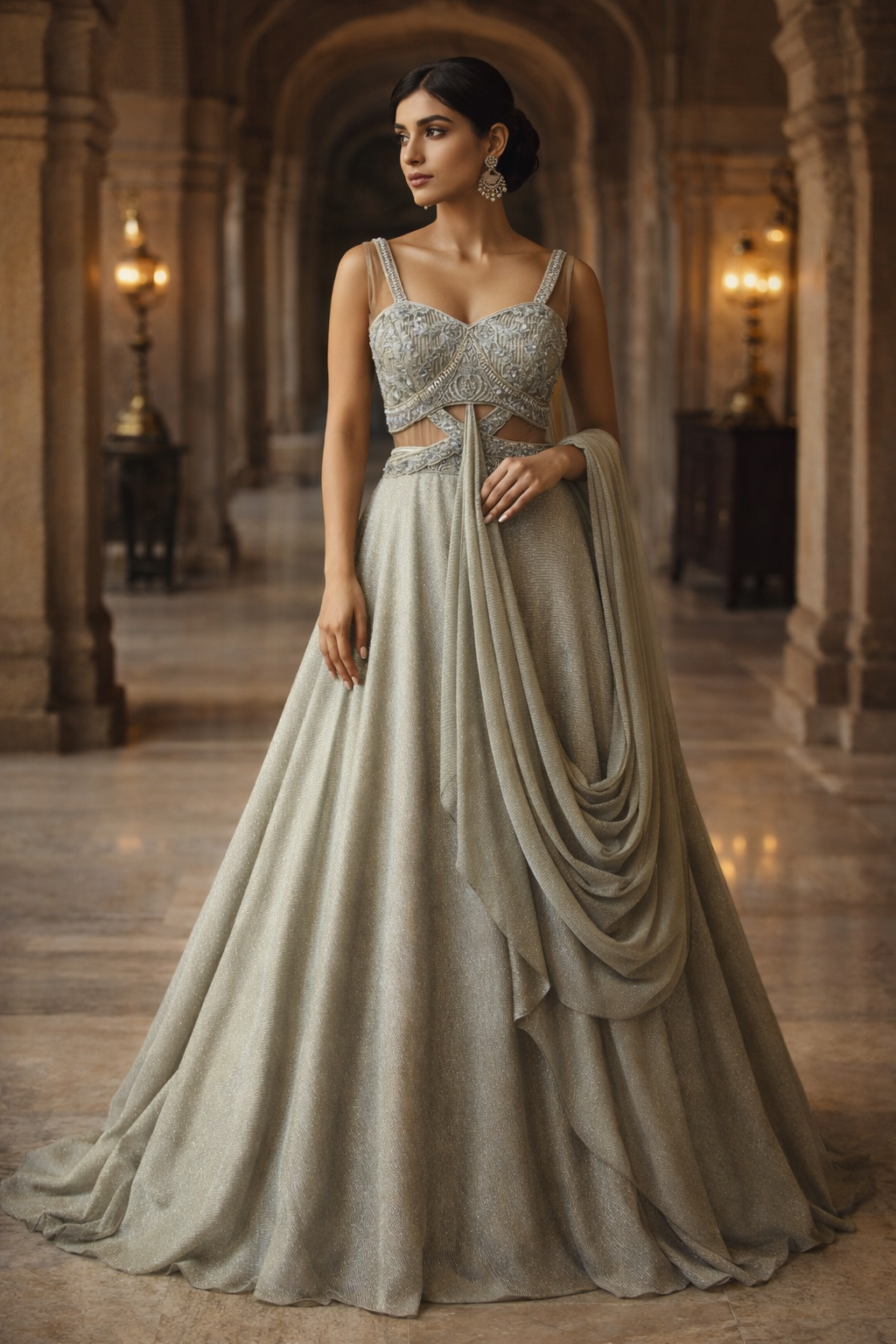 Silver Sage Drape Royale