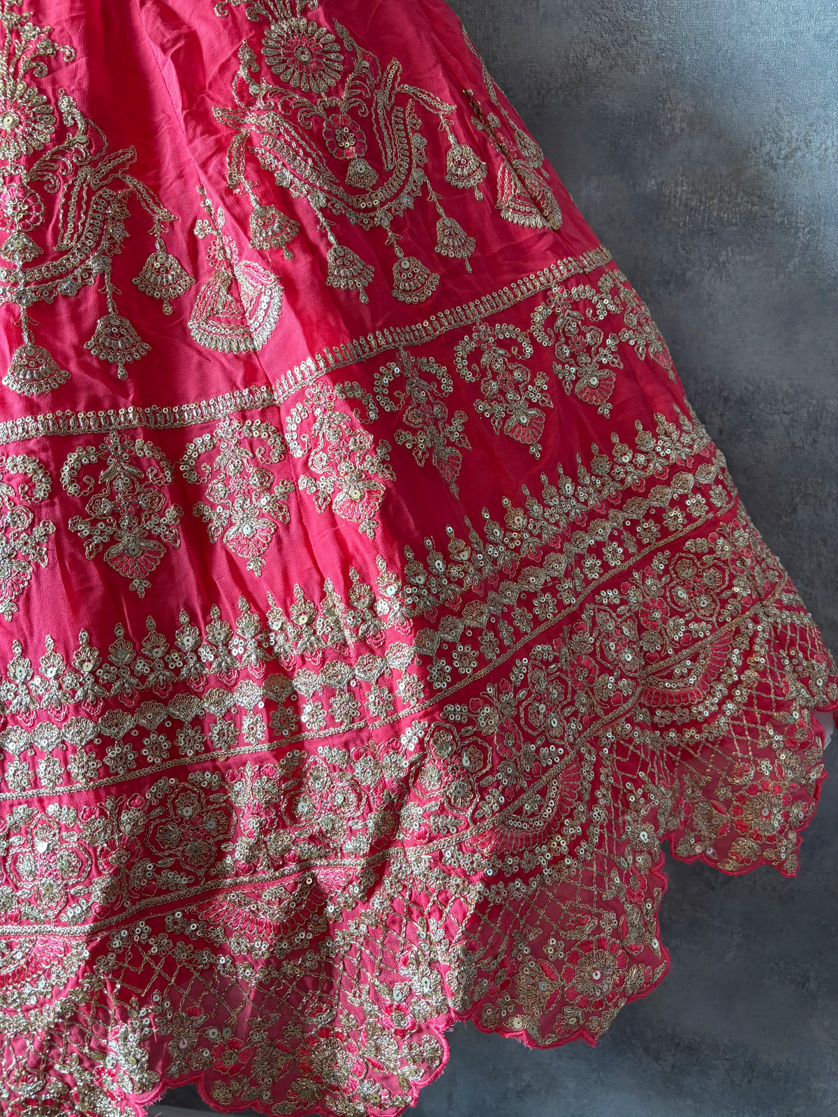 Crimson Statement Lehenga