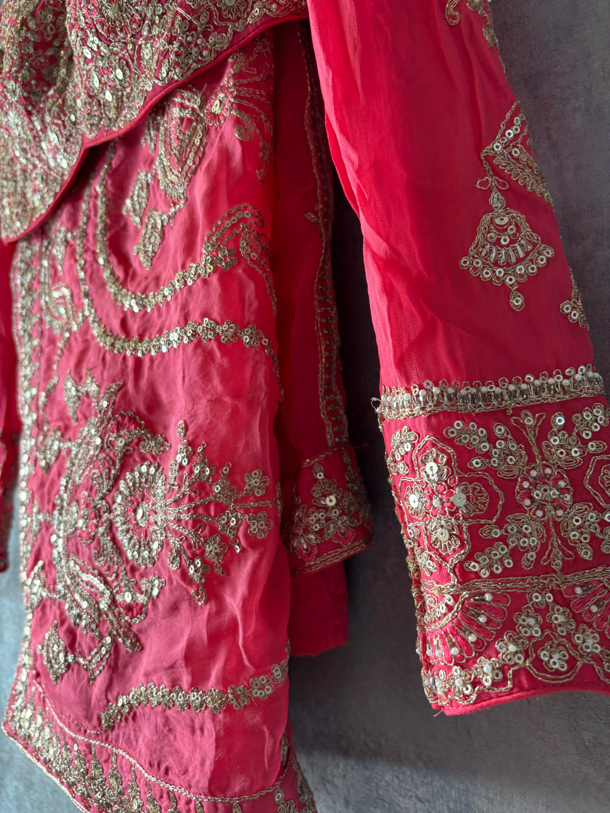 Crimson Statement Lehenga