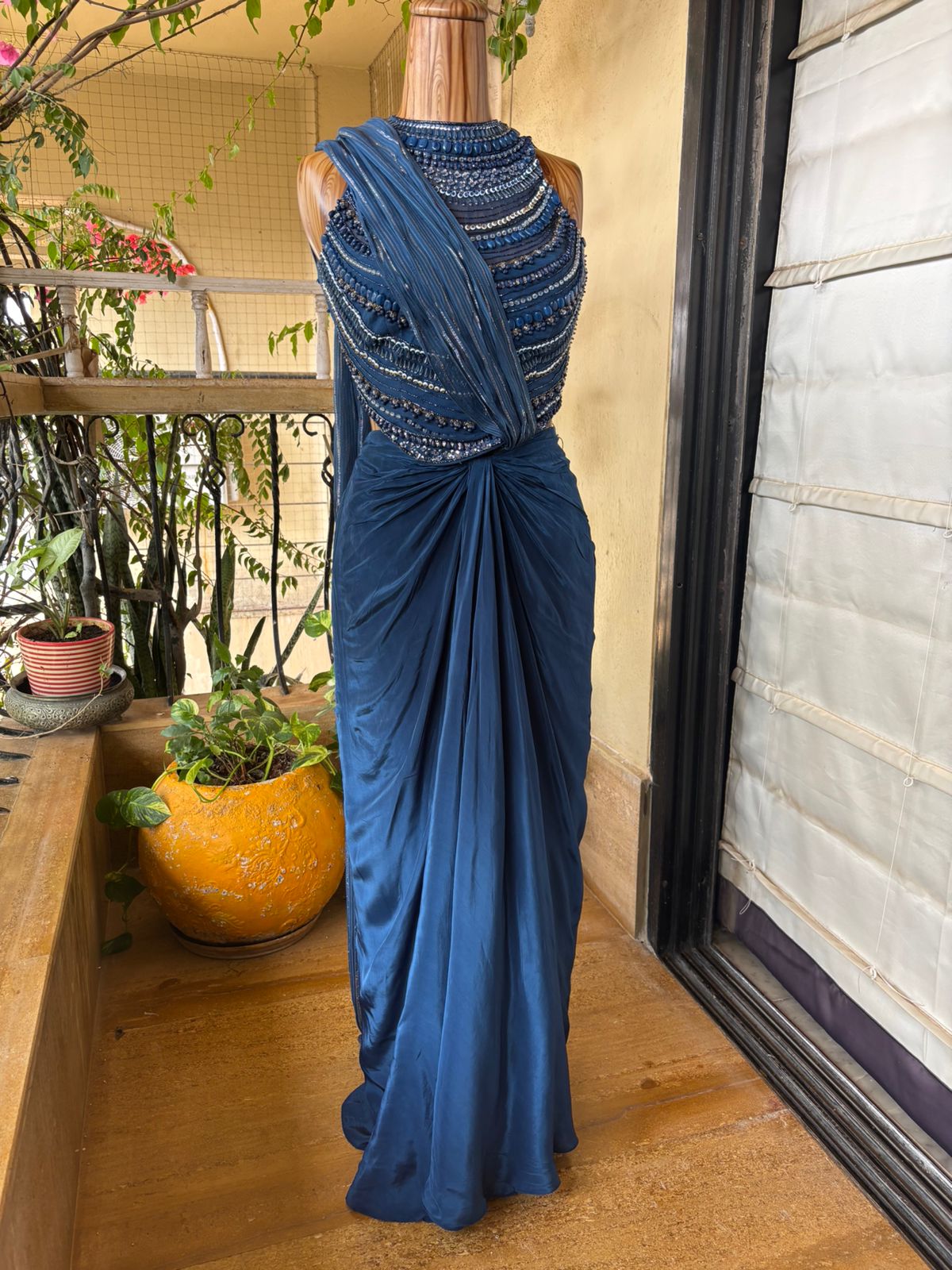 Midnight Neel Drape Couture