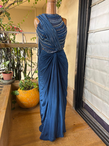 Midnight Neel Drape Couture