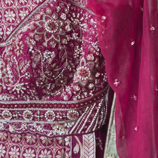 Maroon Zari Brocade RG-RTS-002img1