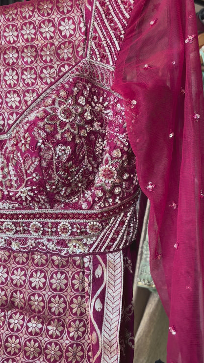 Maroon Zari Brocade RG-RTS-002img1
