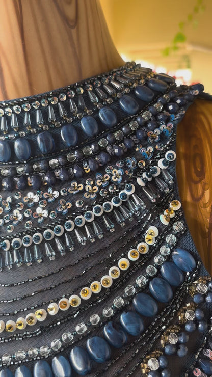 Midnight Neel Drape Couture